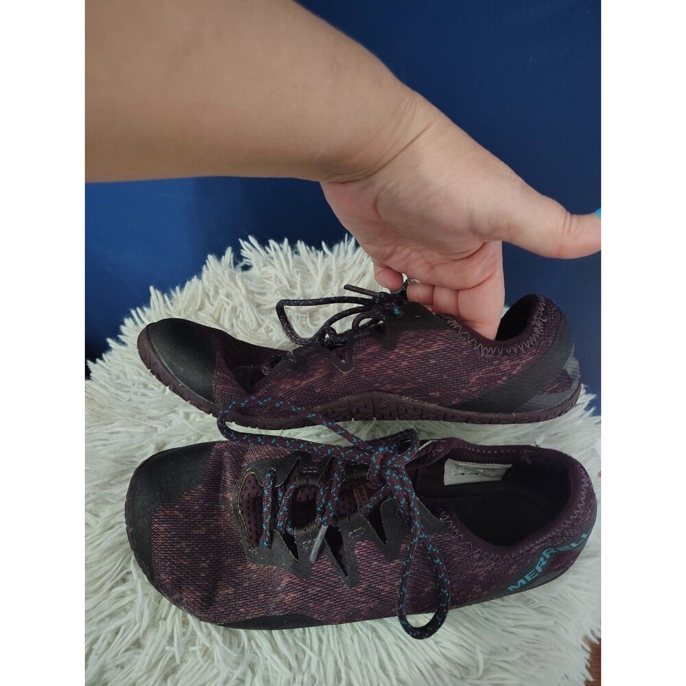 Merrell Vapor Glove  Shoes Women 8.5 Trail Running Barefoot Burgundy Hiking - Picture 7 of 9